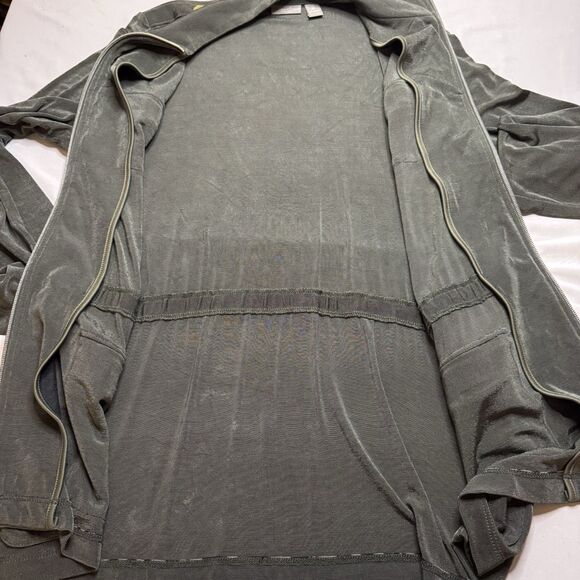 Travelers by Chico’s Women’s Olive Green Zip Front Utility Jacket Size 2(L) - Picture 8 of 8
